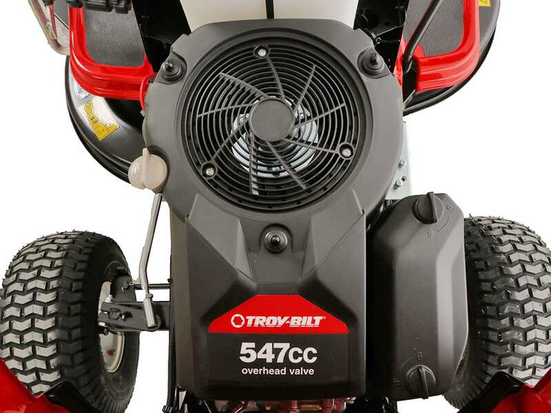 Troy Bilt Bronco 107T-S - Trattorino rasaerba - trasmissione continua CVT - scarico laterale