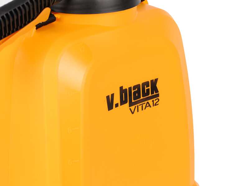 Volpi V-BLACK VITA 12 - Pompa irroratrice elettrica a batteria - A spalla