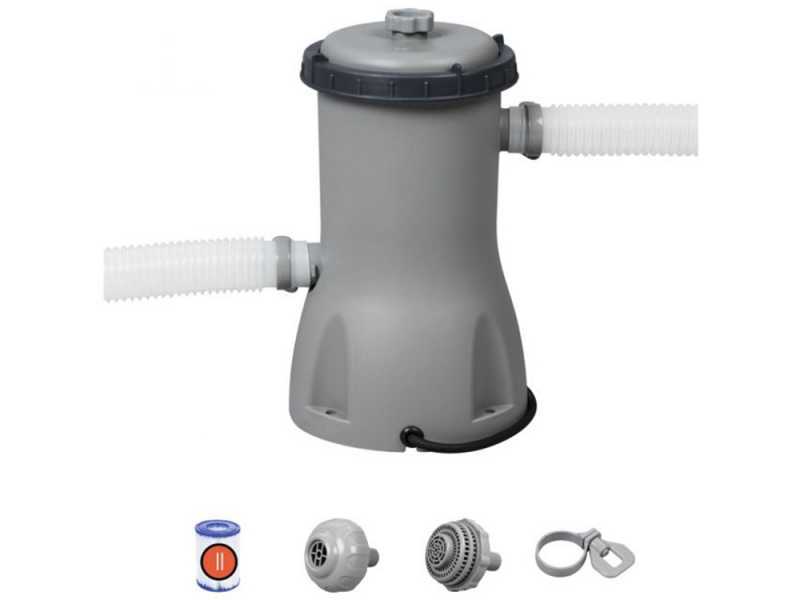 Pompa filtro a cartuccia Bestway 58386 - Portata d'acqua 3.028 l/h - 32 W