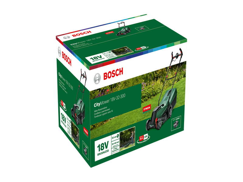 Bosch CityMower 18-32-300 - Tagliaerba a batteria - SENZA BATTERIA E CARICABATTERIA