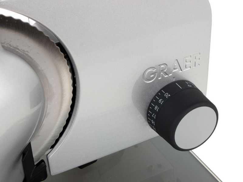 Graef Classic C20 Silver - Affettatrice con lama da 170 mm