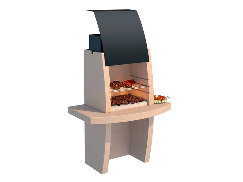 Linea VZ Formentera - Barbecue in muratura a legna e carbone