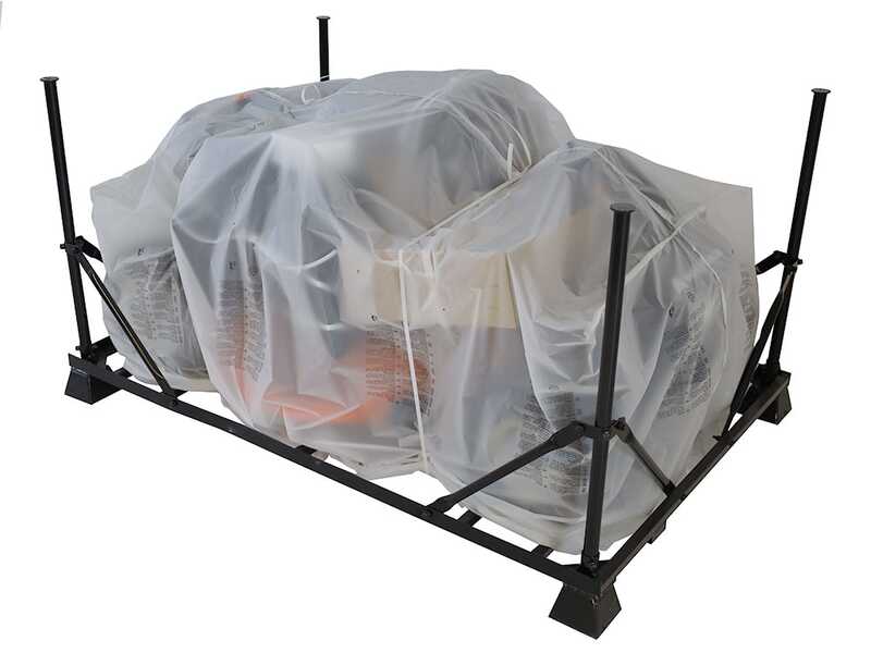 Yard Force E559 - Trattorino taglierba a batteria 56V/50Ah - Sacco di raccolta, scarico laterale e mulching