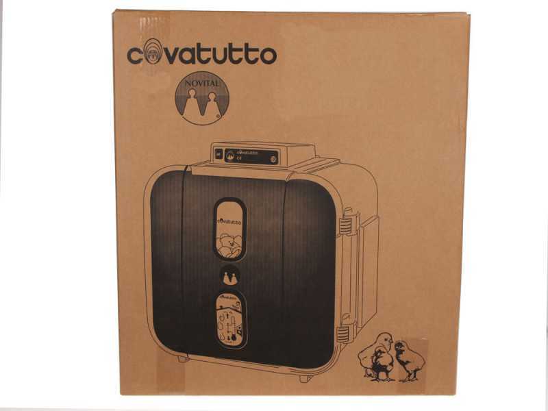 Novital Covatutto 108 Analogica - Incubatrice per uova automatica/manuale - 96 uova