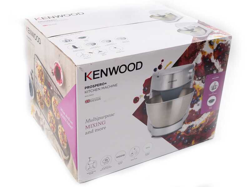 Kenwood Prospero+ Silver KHC29.A0SI - Impastatrice planetaria multifunzione