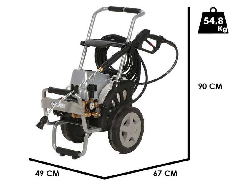 Annovi &amp; Reverberi AR 1007-N - Idropulitrice trifase professionale - 230 bar max - 900 lt/h