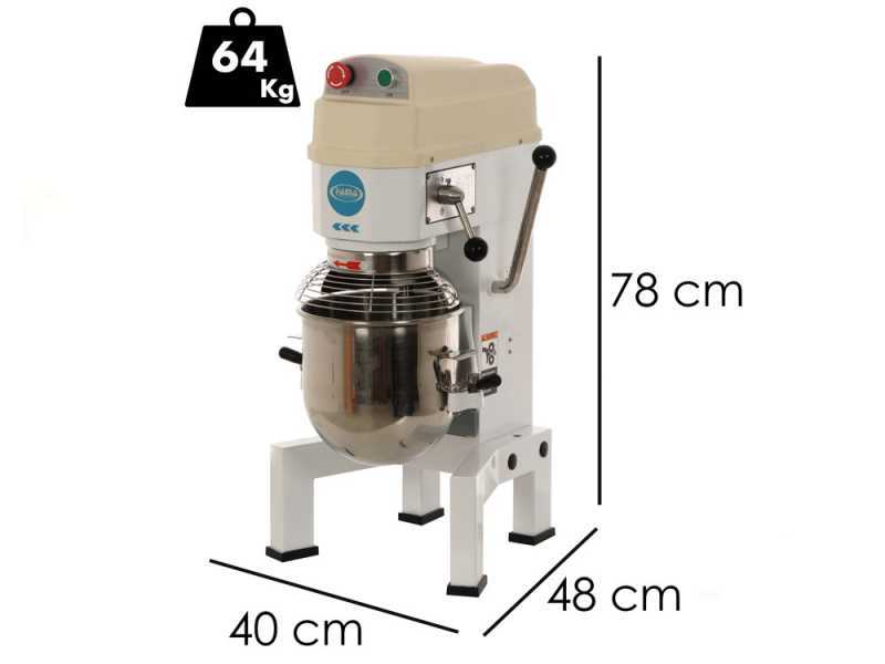 Fama Baker PA 10 - Impastatrice planetaria professionale  - 3 utensili