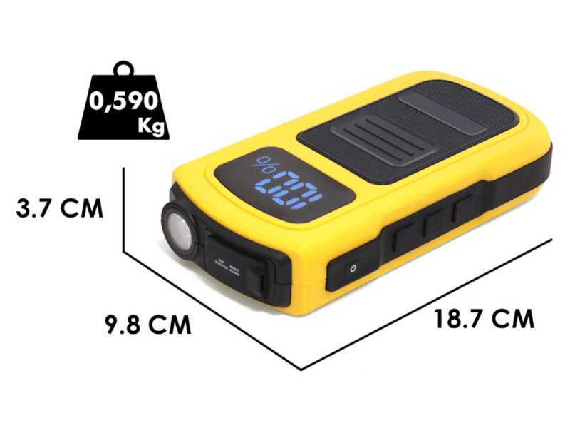 Intec i-Starter 2.9 - Avviatore d'emergenza - 12 V - power bank