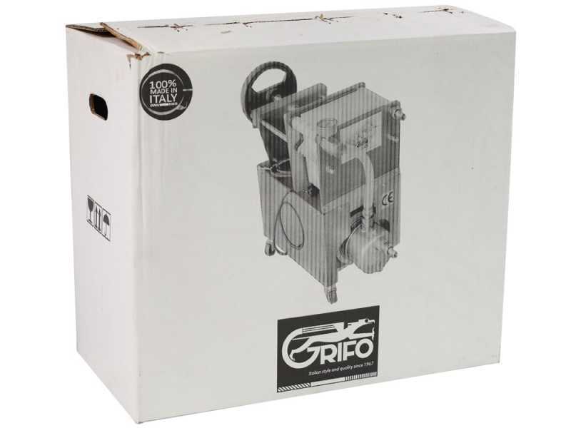 Grifo Professional Inox 10 - Filtro a cartoni per vino carrellato - Pompa in INOX