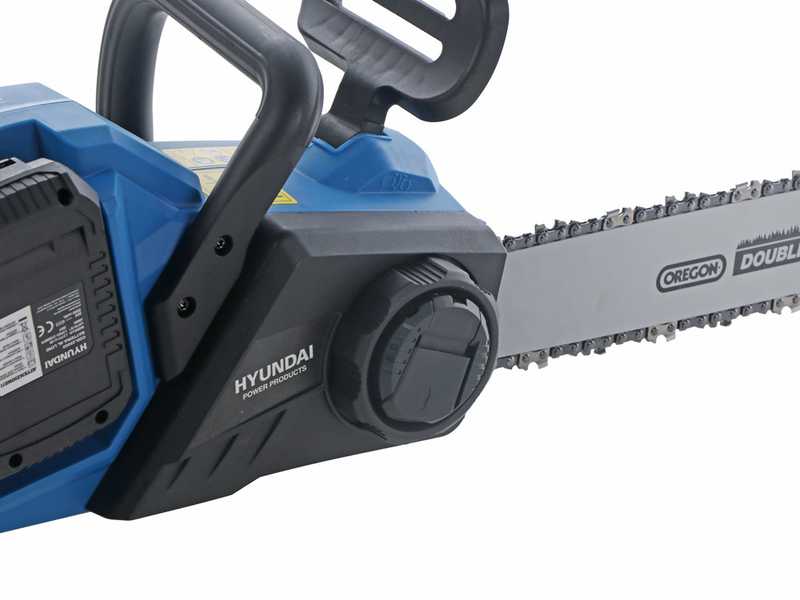 Hyundai LCGC777-3 - Elettrosega a batteria 2 x 20V 2Ah - Lama da 35cm