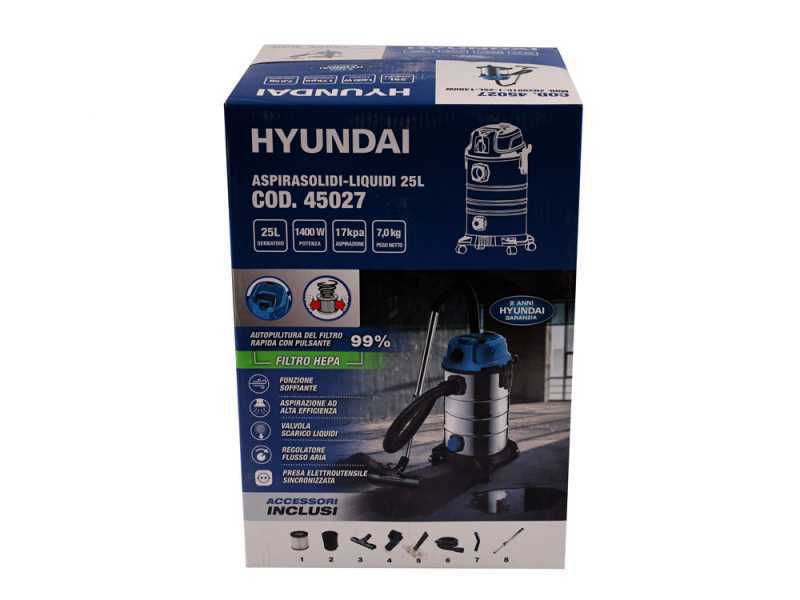 Hyundai ZN2001C-1-25L - Bidone aspirasolidi-liquidi