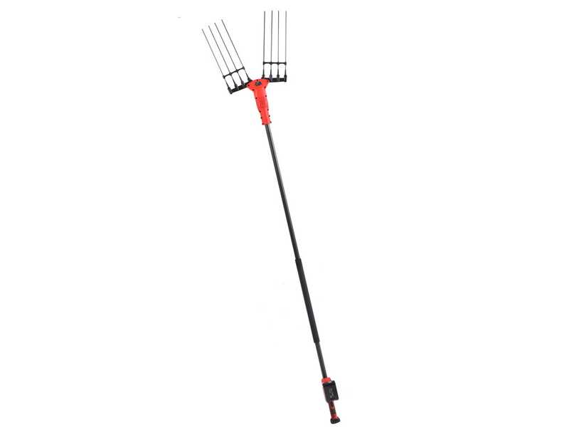 Blue Bird Olimpo 23-56 - Abbacchiatore a batteria - 21 V - Asta fissa 240 cm - SENZA BATTERIE E CARICABATTERIE