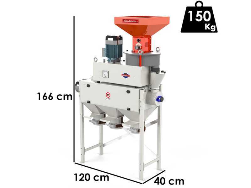 Partisani Combi Junior - Mulino elettrico a pietra - Trifase 1800W