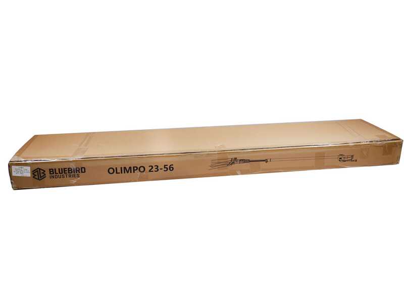 Blue Bird Olimpo 23-56 AT - Abbacchiatore a batteria - Batteria a zaino - Asta telescopica 225 - 310 cm - 50.4V 18Ah