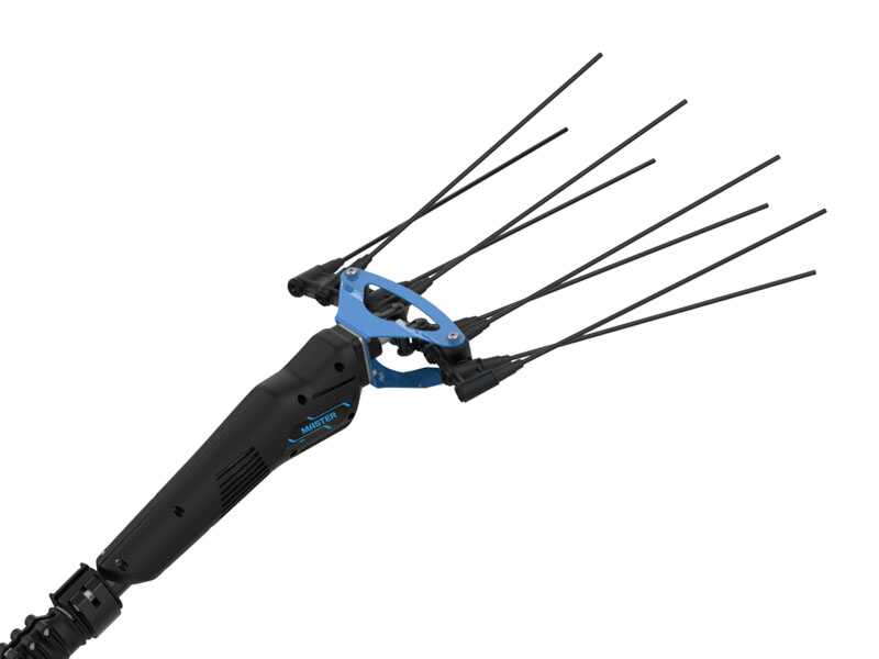 Campagnola Master - Asta in Carbonio e alluminio - 253 - 323 cm - Abbacchiatore elettrico a batteria