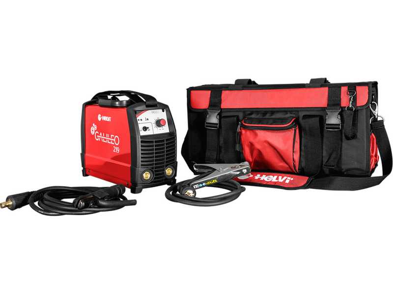Helvi Galileo 219 - Saldatrice Inverter (MMA/TIG LIFT) + Borsa, corrente continua (DC)