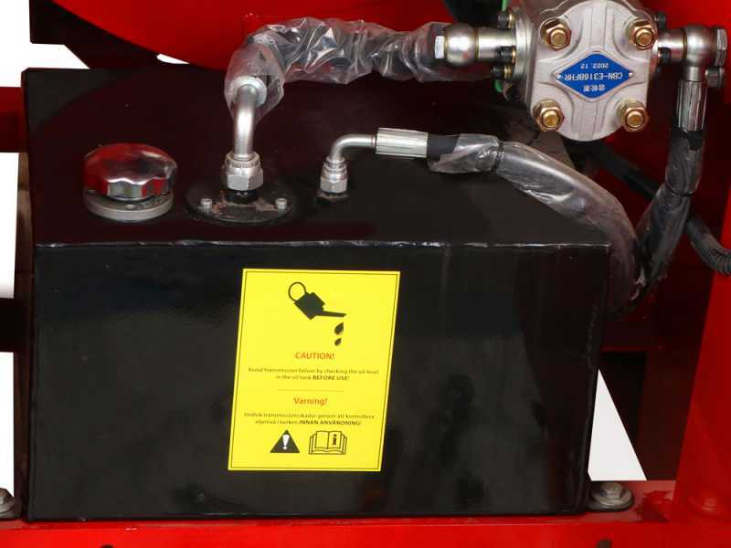 GeoTech Pro WS52RS - Biotrituratore a trattore - Con rulli di trascinamento a controllo idraulico