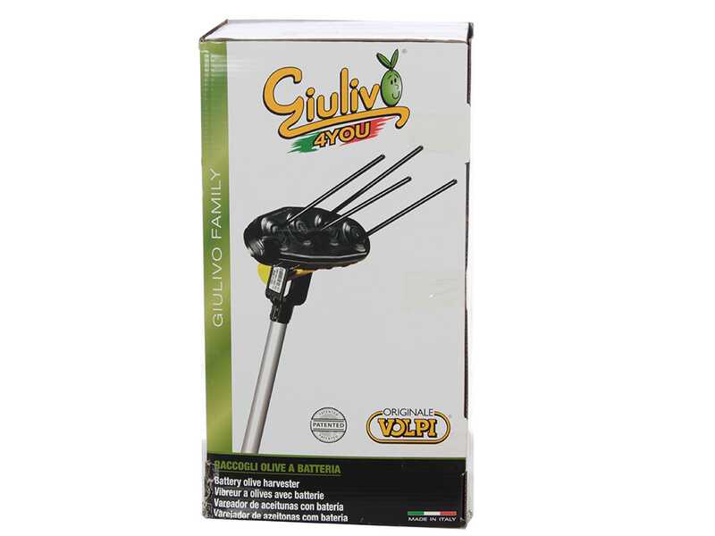 Volpi Giulivo 4YOU 706 - Abbacchiatore elettrico a batteria - 240cm - scuotitore per olive su asta fissa