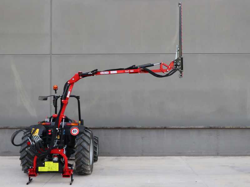 GeoTech Pro THT 160 - Braccio tagliasiepi per trattore con brandeggio laterale