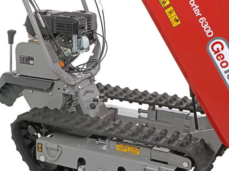 GeoTech Pro GeoPorter 630D - Motocarriola cingolata dumper 600Kg