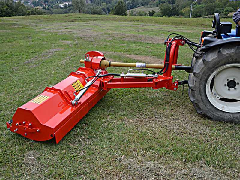 Trincia argini laterale per trattore Fu Special 112 M - Serie medio-leggera - Presa di forza antioraria (Rotazione a sinistra)