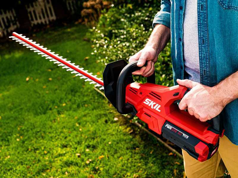 Skil 0480 CA - Tagliasiepi a batteria con lama da 65 cm - SENZA BATTERIA E CARICABATTERIA