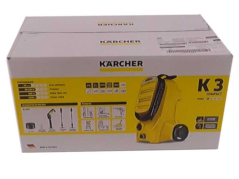 Karcher K3 Classic - Idropulitrice ad acqua fredda - 120 Mbar - 380 Lt/h
