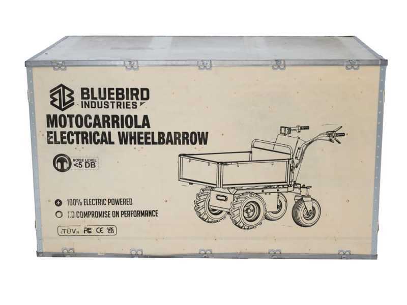 Blue Bird WB 500EB - Carriola a batteria 48V 32Ah con cassone estendibile