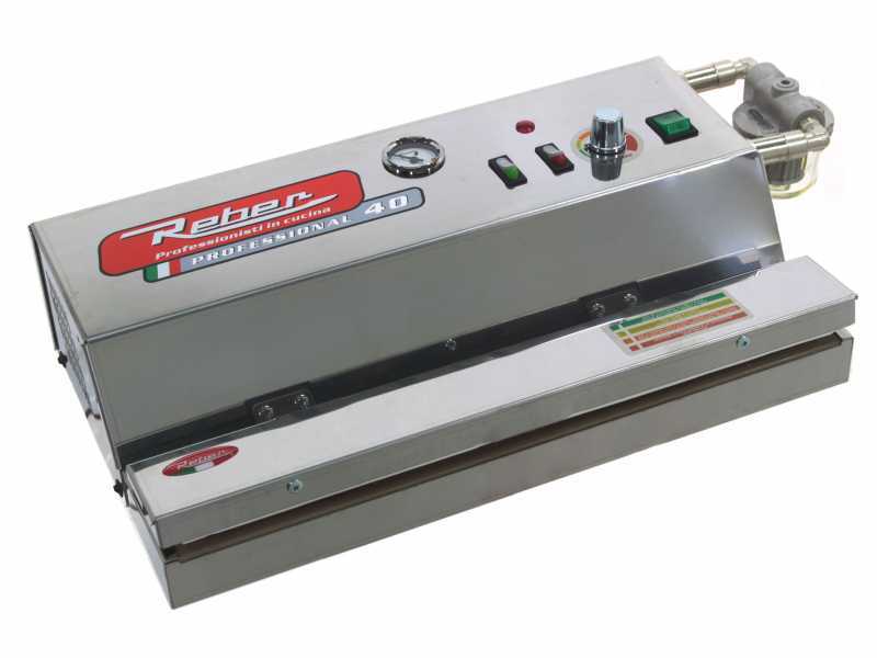 Reber PROFESSIONAL 40 - 9714 NF - Macchina sottovuoto professionale - Barra saldante 43cm