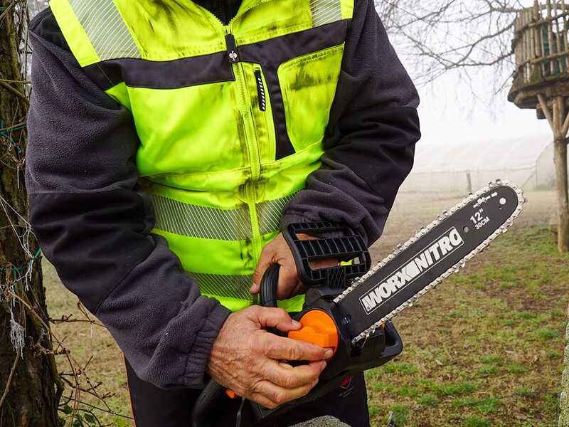 Worx Nitro WG350E.9 - Elettrosega 20V - SENZA BATTERIA E CARICABATTERIA