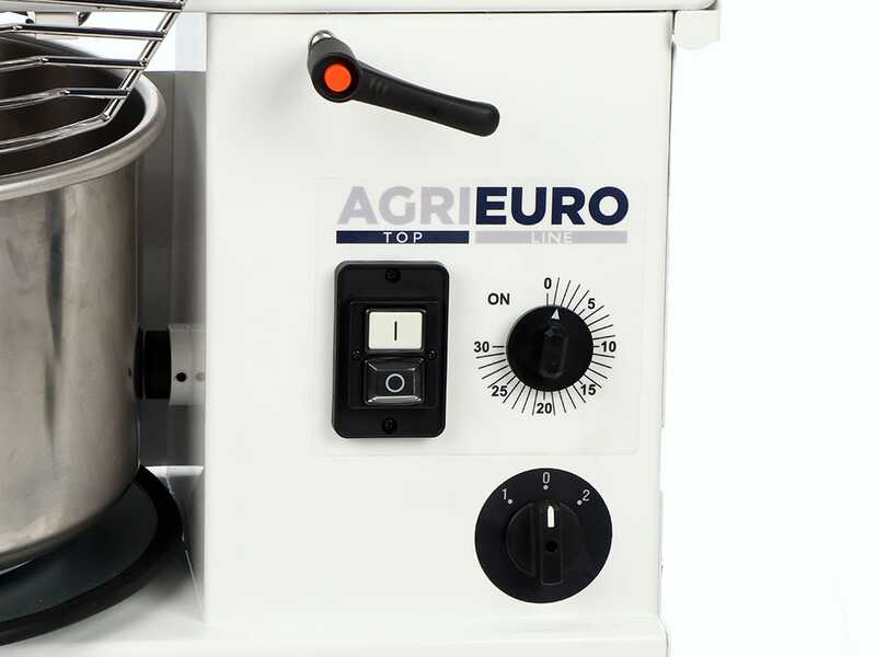 Impastatrice a spirale sollevabile Mixer 2000 T-2G Deluxe - Da 16 Kg trifase 2 velocit&agrave;