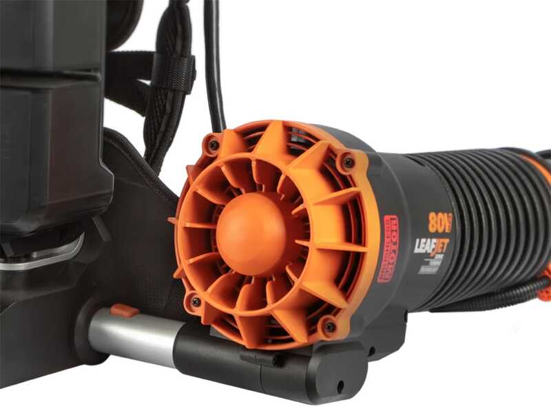 Worx Nitro WG572E - Soffiatore a zaino a batteria - 4 batterie da 20V 4Ah