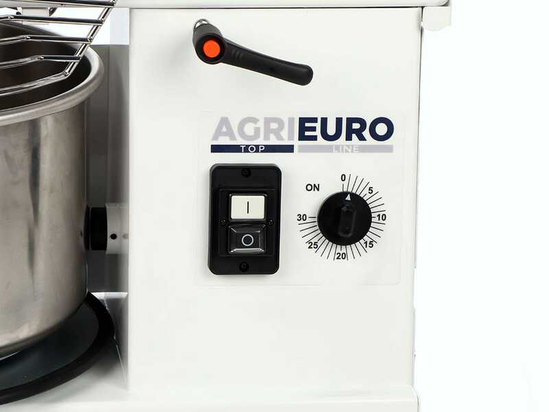 Mixer 2000 T Deluxe - Impastatrice a spirale ribaltabile - Capacit&aacute; 16Kg - Trifase