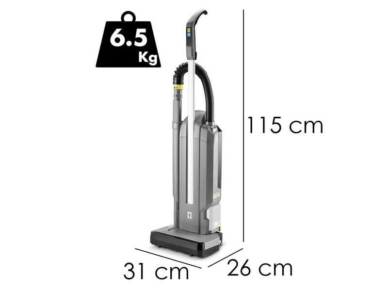 Karcher CV 30/2 Bp Adv - Battitappeto - Aspirapolvere portatile - 36 V - SENZA BATTERIE E CARICABATTERIE