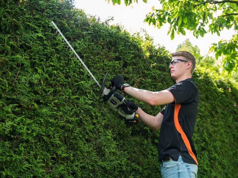 Batavia 7064547 - Tagliasiepi a batteria con lama da 61 cm - SENZA BATTERIA E CARICABATTERIA