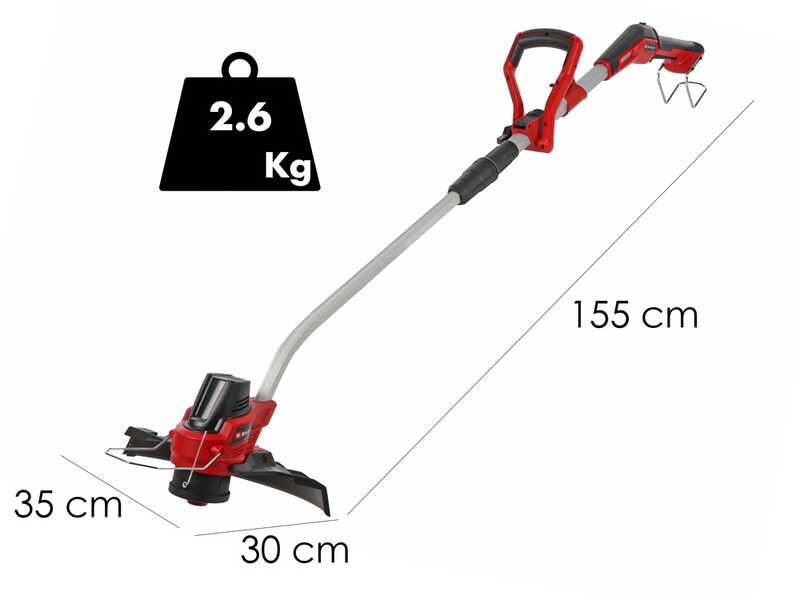 Einhell GE-CT 18/33 Li - Tagliabordi a batteria - 18V/2.5Ah