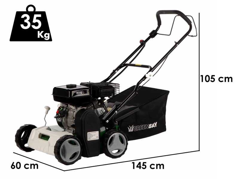 GreenBay PS 700-25 kit spazzola - Arieggiatore multiuso a scoppio - Motospazzatrice