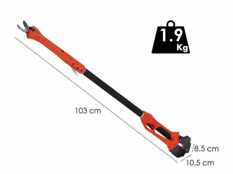 Stocker Magma E-100 TR - Forbice elettrica da potatura su asta - 21.6V/2.6Ah
