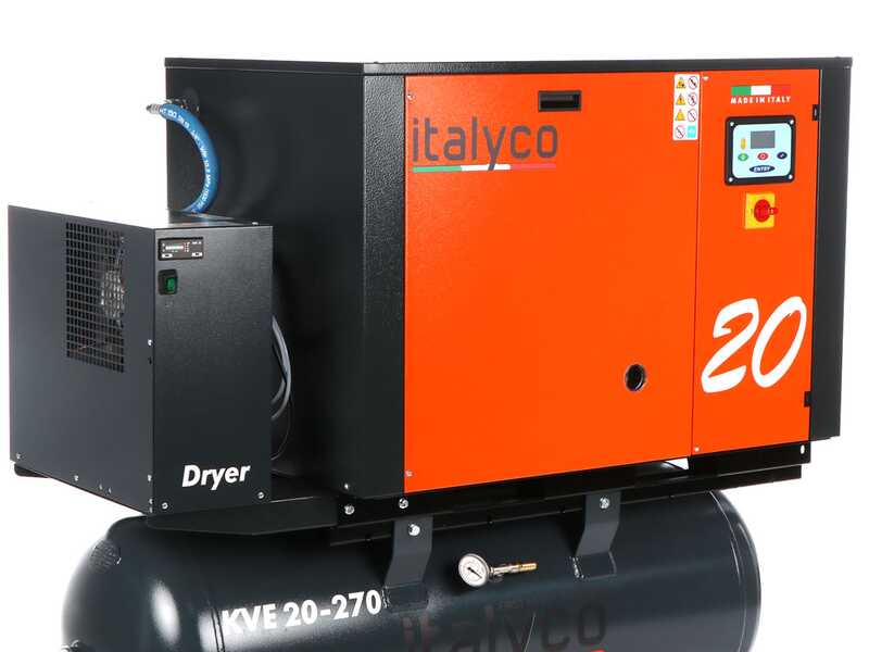 Italyco KVE 20/270 Premium - Compressore rotativo a vite - Pressione max 10 bar