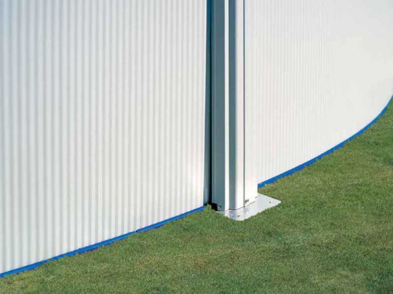 Gre Fidji Ovale 610x375x120cm - Piscina fuori terra in acciaio