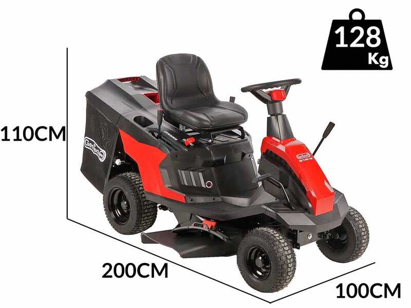 GeoTech Pro RM 75-660 CSM - Trattorino tagliaerba mini-rider - Taglio da 66cm