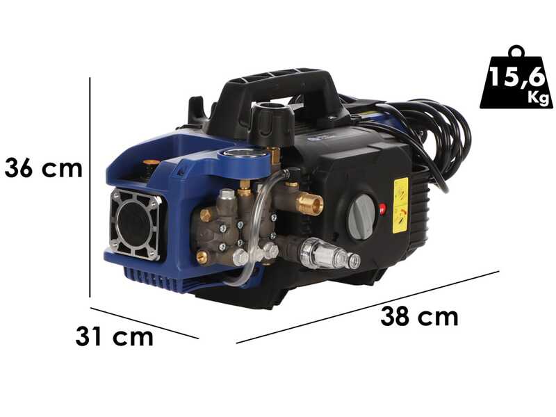 Annovi Reverberi 611 - Idropulitrice ad acqua fredda - 140 bar max - Portata 500 l/h