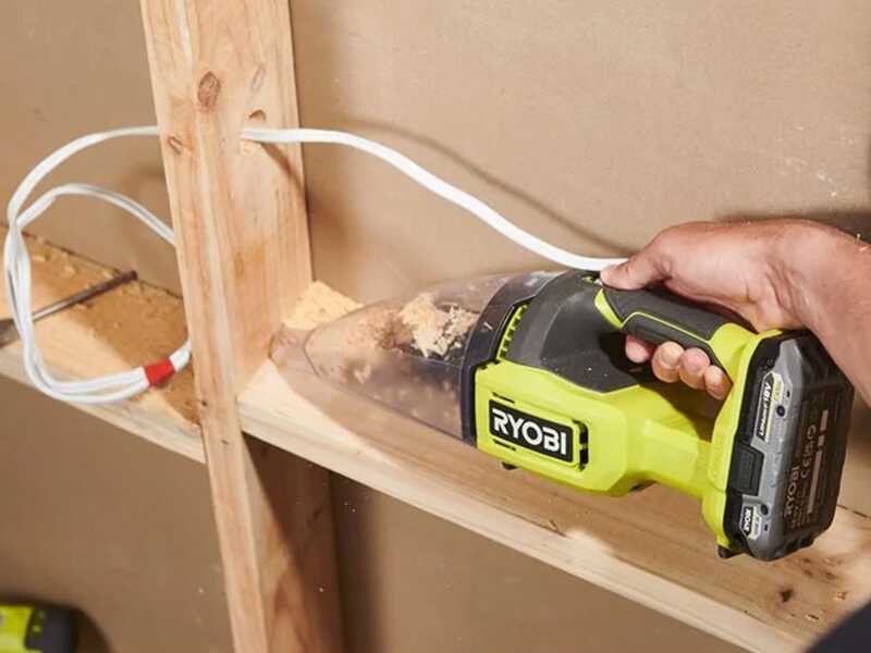 Ryobi RHV18F-0 - Aspirabriciole a batteria con prolunga - 18V - 4 Ah
