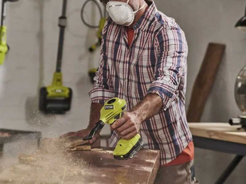 Ryobi RVI18-0 - Compressore a batteria portatile - 18V - SENZA BATTERIA E CARICABATTERIE