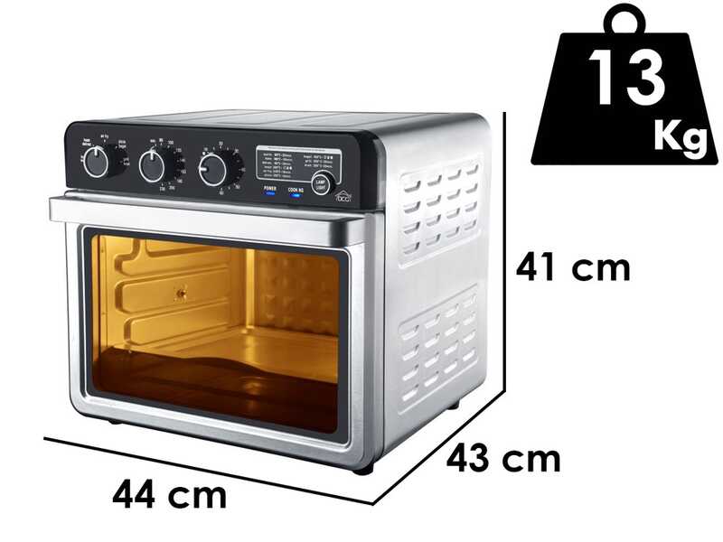 DCG FR2202 - Forno Elettrico - Friggitrice ad aria 34L