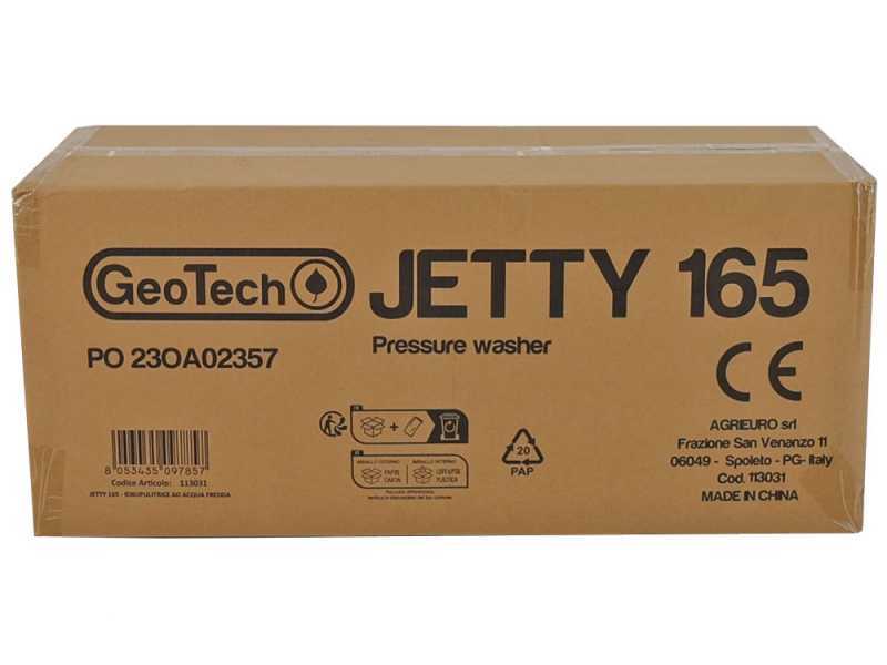 GeoTech Jetty 165 - Idropulitrice + Kit patio e spurgatubi - 165 bar - 450 l/h