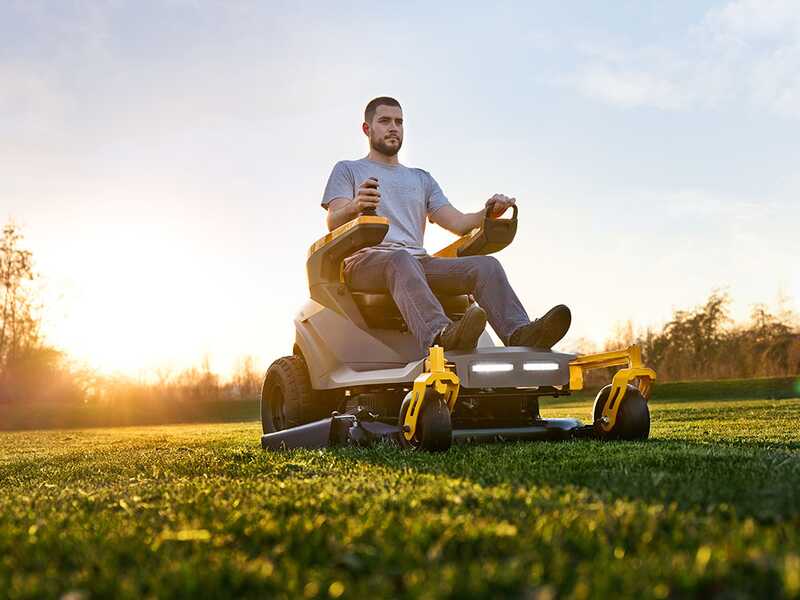 Stiga Gyro 500e - Trattorino assiale a batteria - Motore elettrico a batteria 48V / 40Ah