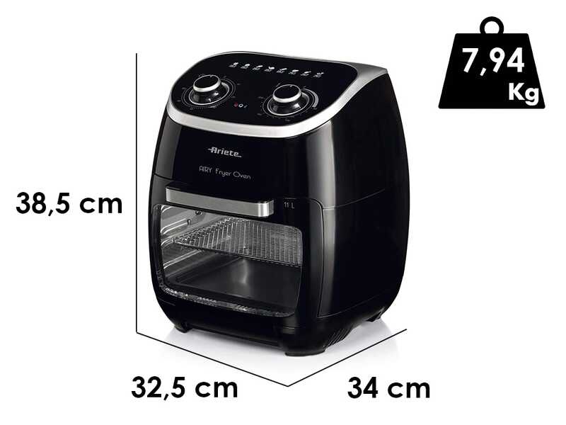 Ariete 4619 Airy Fryer Oven - Forno elettrico - Friggitrice ad aria 11L