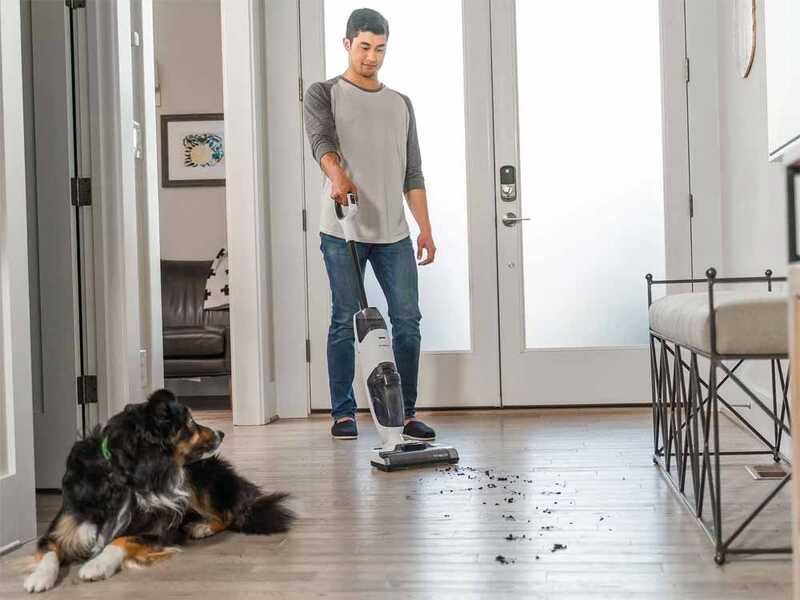 Tineco iFloor 2 Plus - Lavapavimenti a batteria 3 in 1: lava, asciuga e aspira