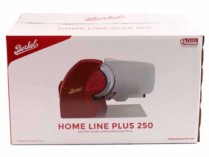 Berkel Home Line Plus 250 Rosso Opaco - Affettatrice con lama 250 mm